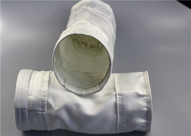 China Textura estable de la armadura llana del tamaño del bajo consumo de energía del bolso de filtro de la fibra de vidrio de la peladura del polvo proveedor