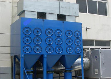 China Condiciones industriales de la soldadura del polvo del colector de polvo de Baghouse del cilindro del filtro del pulso proveedor