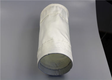 China Prueba 0.3-0.5m m del choque de la absorción sana del bolso de filtro de la fibra de vidrio del tratamiento de PTFE densamente fábrica