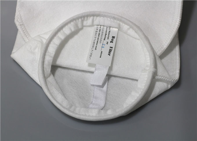 100 ajuste blanco de nylon del calor del poste del color del bolso de filtro de la tela de la categoría alimenticia de 300 micrones