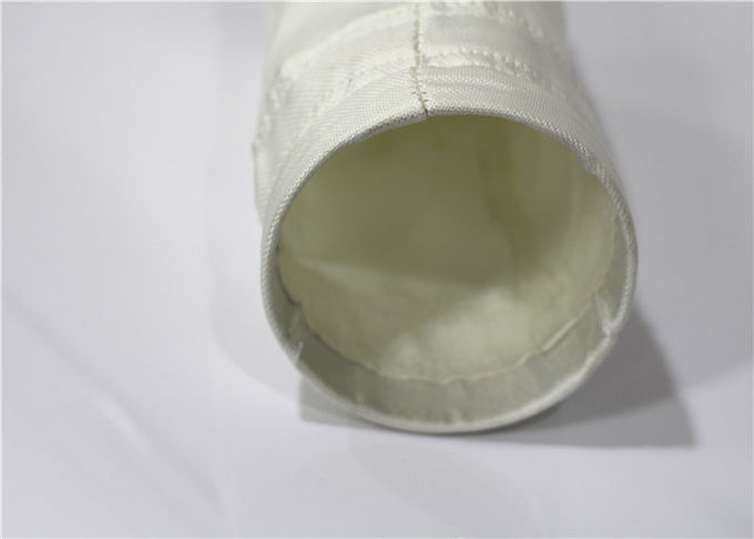 Aguja material da alta temperatura de la selección del bolso de filtro de la fibra de vidrio del cemento perforada