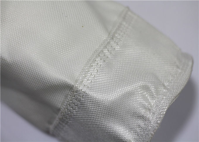Bolso de filtro largo de la fibra de vidrio del tubo, retraso no tejido de la llama de los bolsos de filtro