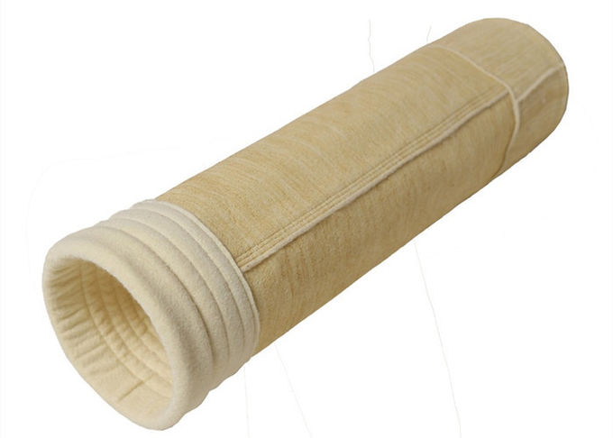 Tipo redondo perforado aguja del bolso de filtro de Aramid para el colector de polvo de la industria