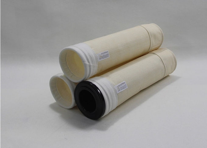Bolso de filtro de la fibra de vidrio de Nomex PPS PTFE P84 para el polvo Eco del cemento - amistoso